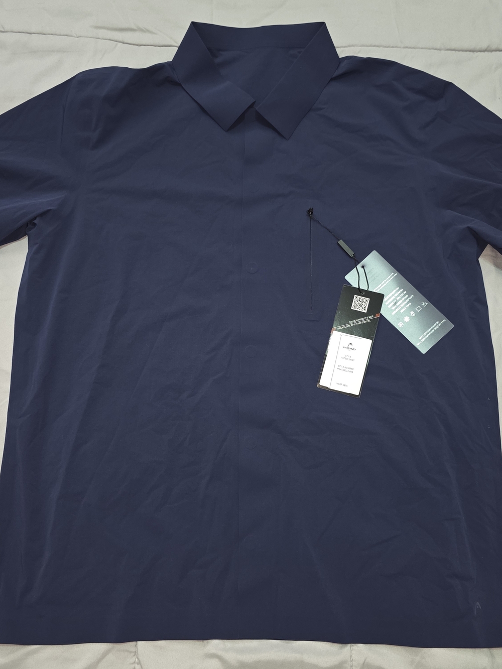 Head Men's Short-Sleeve Polo Shirt in Navy Blue